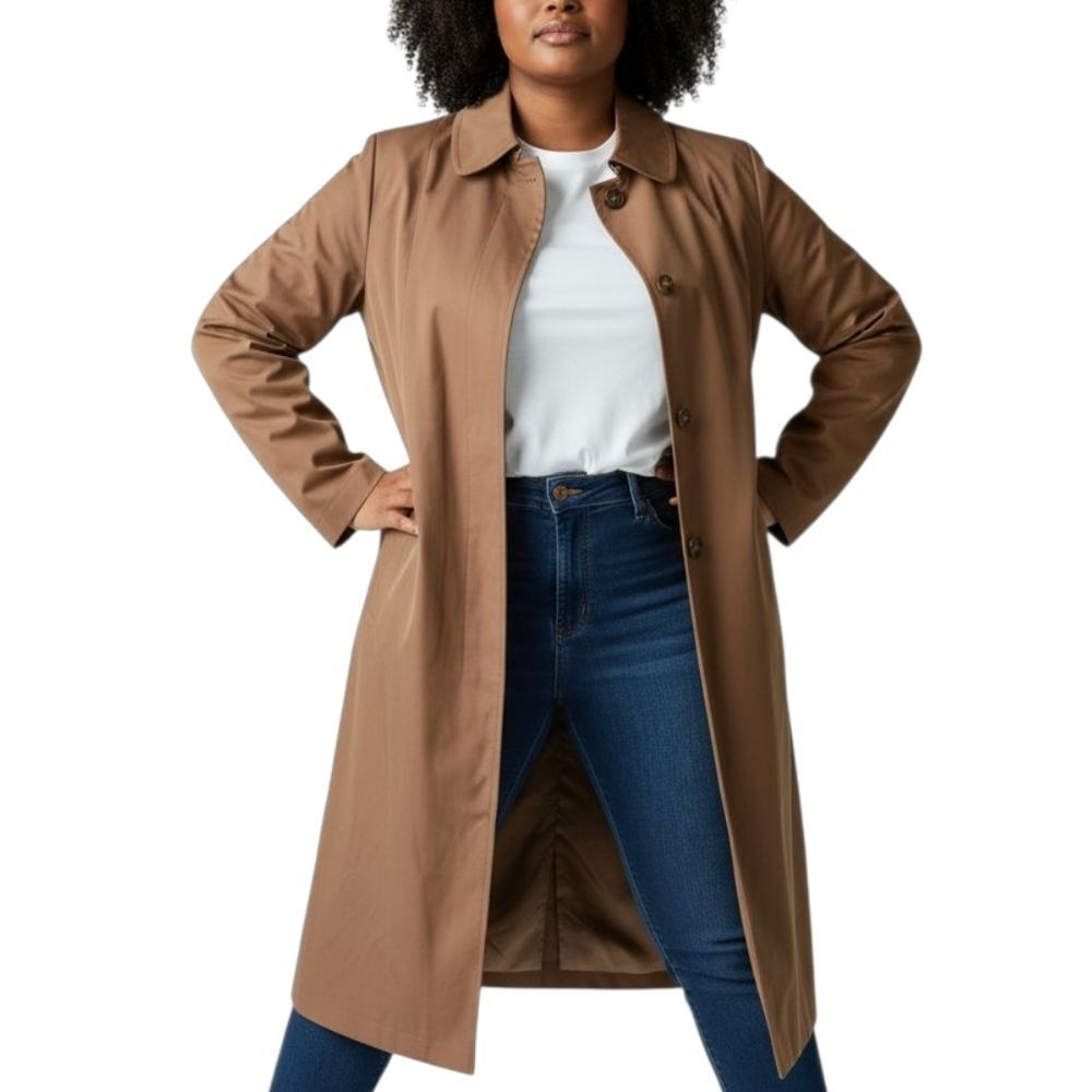 Vintage London Fog Trench Coat sz 14 1/12 -16 see measurements